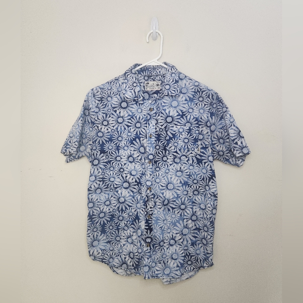 Men's Vans Joel Tudor Collection Button Down Shirt Sz Medium